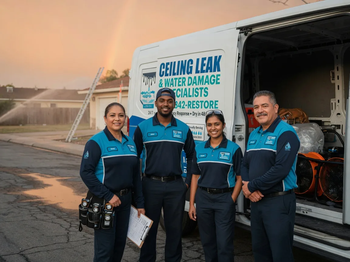 Ceiling Leak Cleanup company in Fleetville, PA